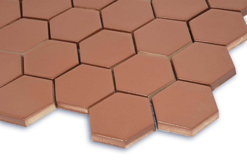 Мозаїка H 6009 Hexagon Brown 295×295x9 Котто Кераміка - Зображення c9cb7-h_6009-brown-.jpg