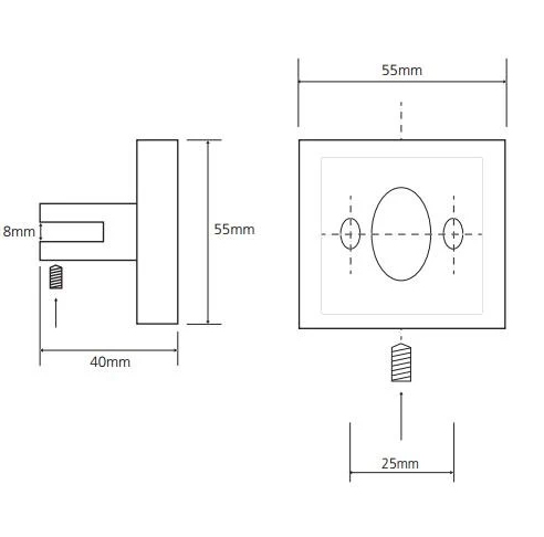 Тримач полички Beta (132102112), Bemeta - Зображення cb004-132-1.jpg