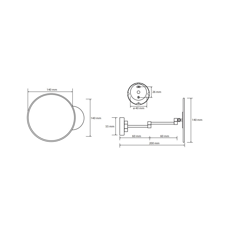 Дзеркало косметичне (112101521), Bemeta - Зображення cc726-521.jpeg