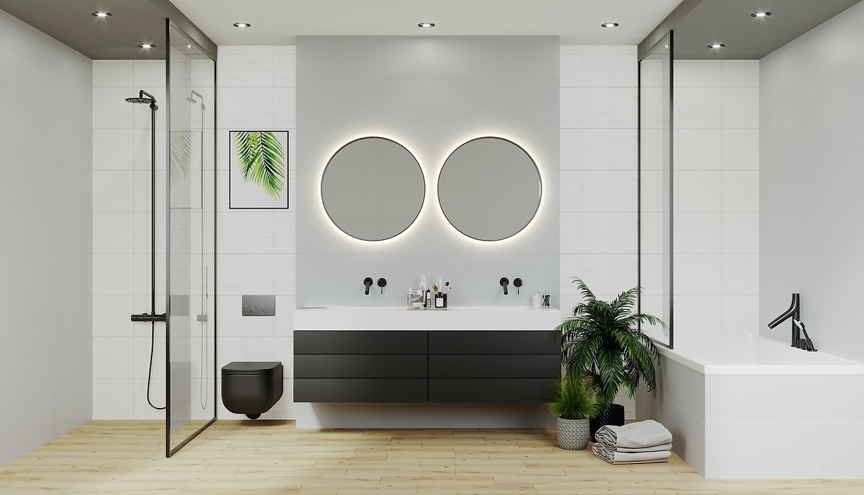 Плитка настенная Mixform Grey Satin 297×600x10 Opoczno - Зображення d08e8-mixform-white-structure.jpg