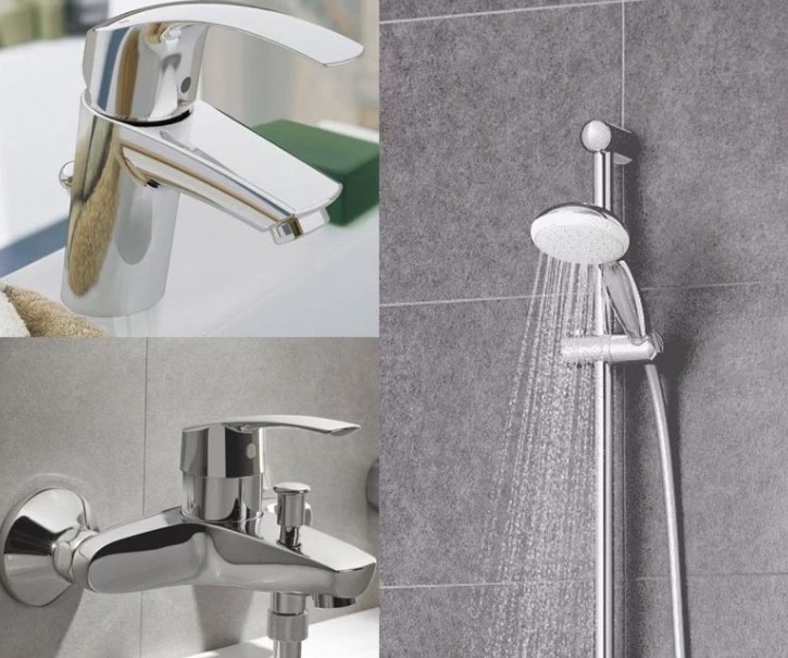 Набір змішувачів для ванни 3 в 1 Eurosmart (123238), Grohe - Зображення d1a65-18671.jpg