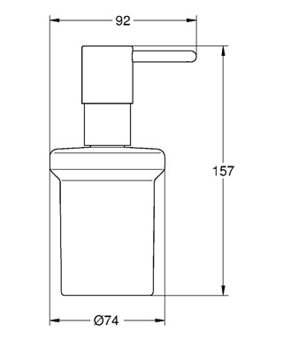 Дозатор для рідкого мила Essentials (40394001), Grohe - Зображення d76e3-grohe_essentials_40394001_2.jpg