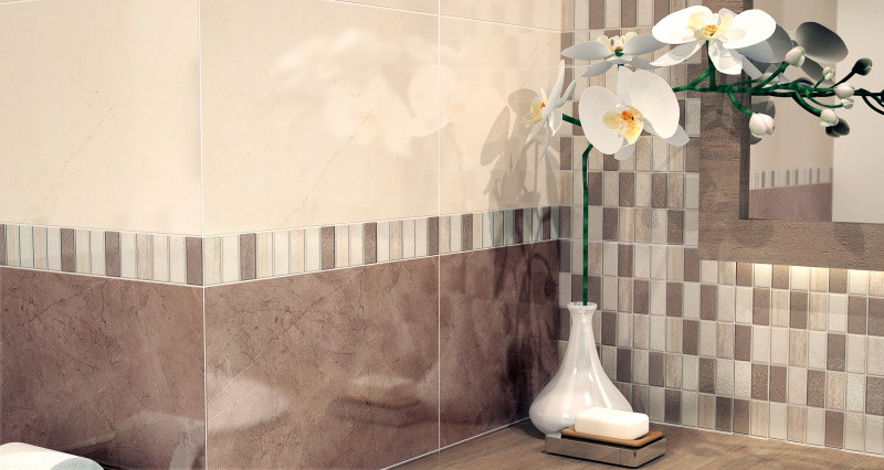 Фриз Diana Mosaic 50x400x8 Cersanit - Зображення e0da8-diana-border-mosaic.jpg