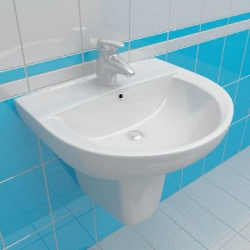 Умивальник 50 см President (CCWS1000398210), Cersanit - Зображення e126f-cersanit-president-50-b.jpg