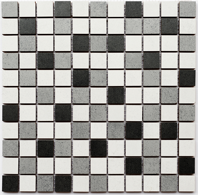 Мозаїка СМ 3028 С3 Graphite-Gray-White 300x300x8 Котто Кераміка - Зображення