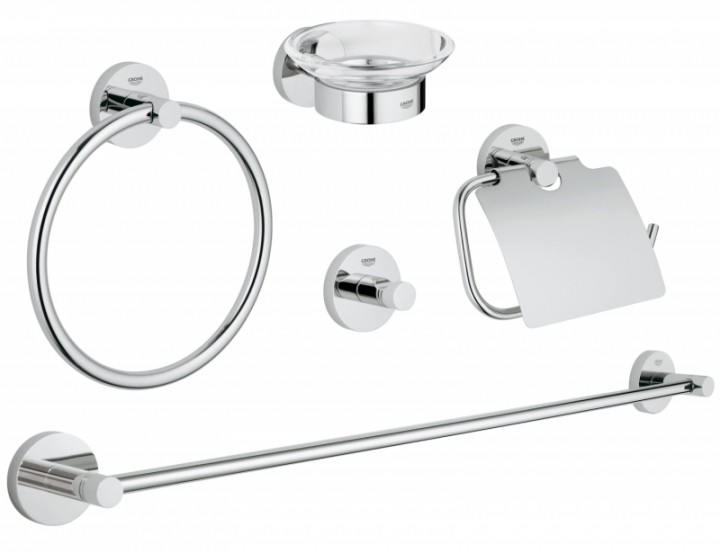 Набір аксесуарів 5 в 1 Essentials (40344001), Grohe - Зображення e7cae-40344001.jpg