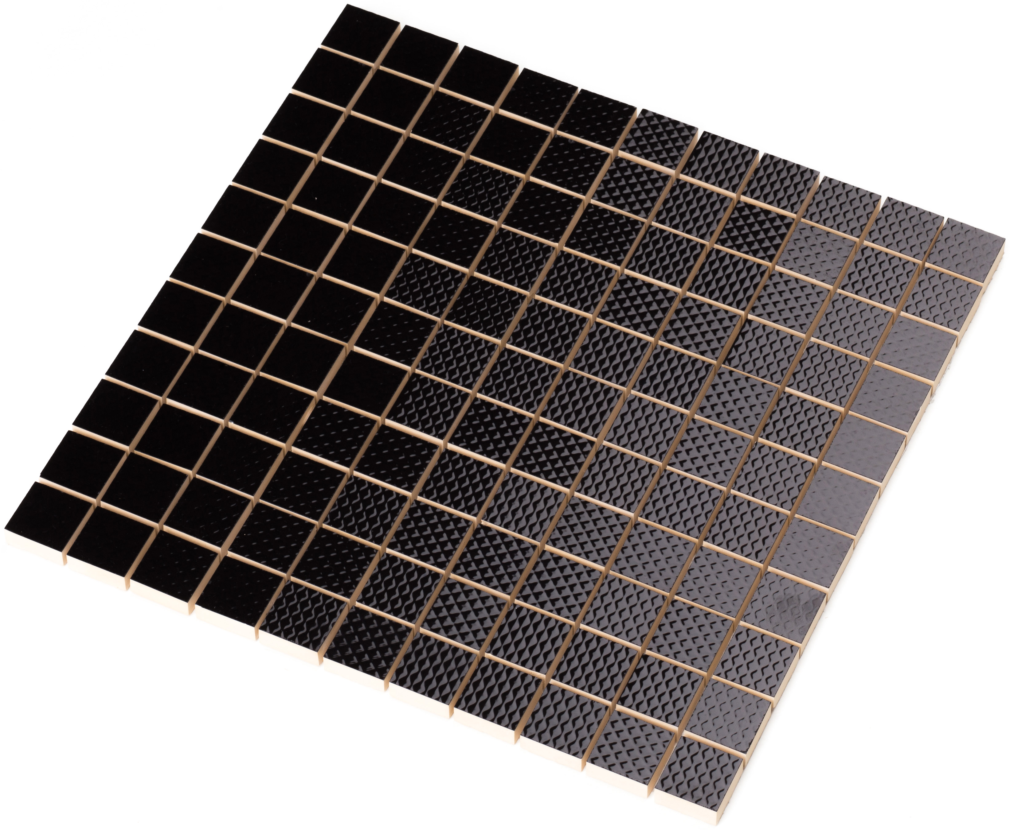 Мозаика СМ 3001 С2 Black-Black 300x300x9 Котто Керамика - Зображення e84cf-cm-3014-c-black.jpg