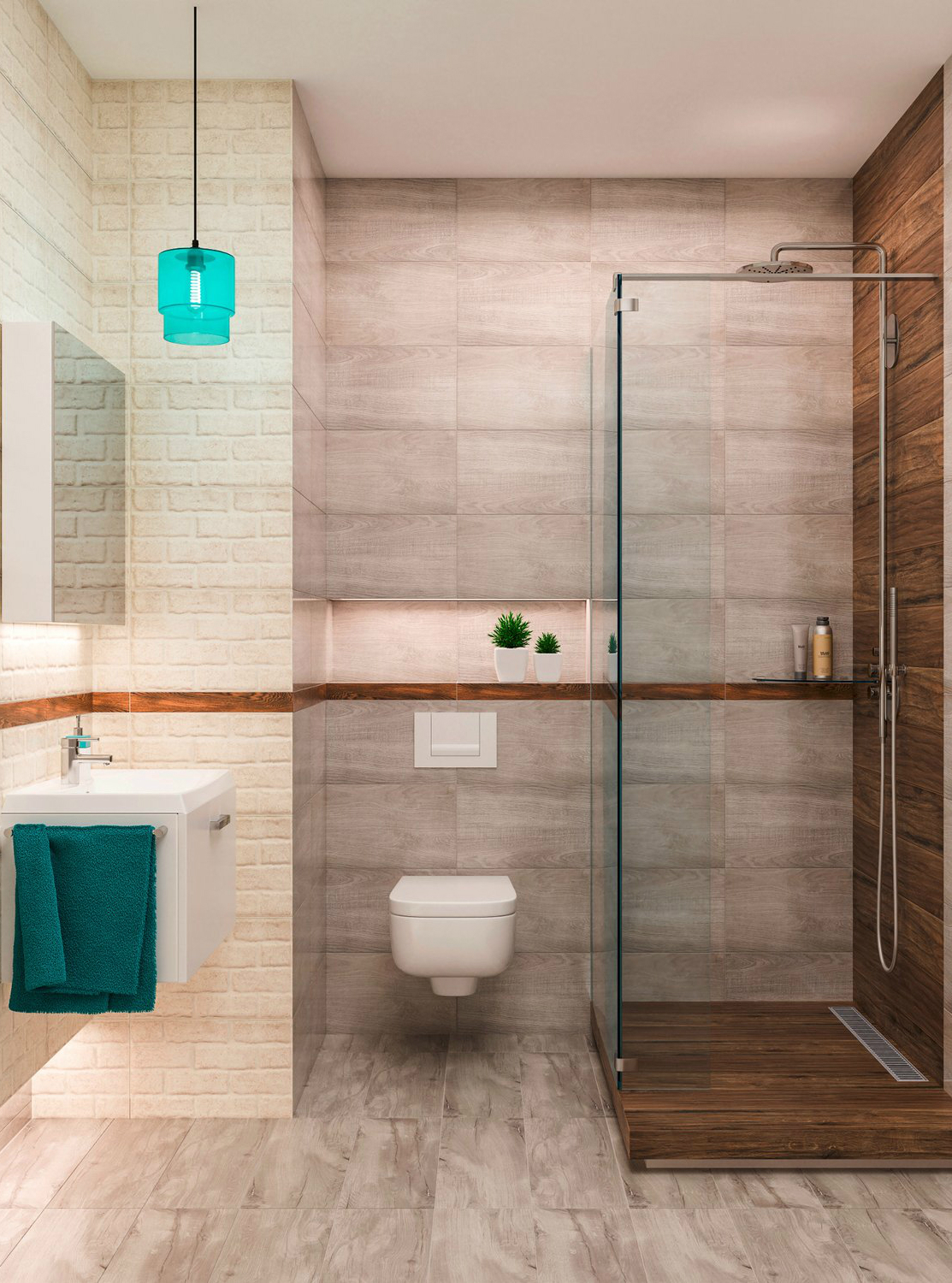 Плитка керамогранітна Greenwood Brown RECT 148x898x11 Paradyz - Зображення eb412-253544_3.jpg