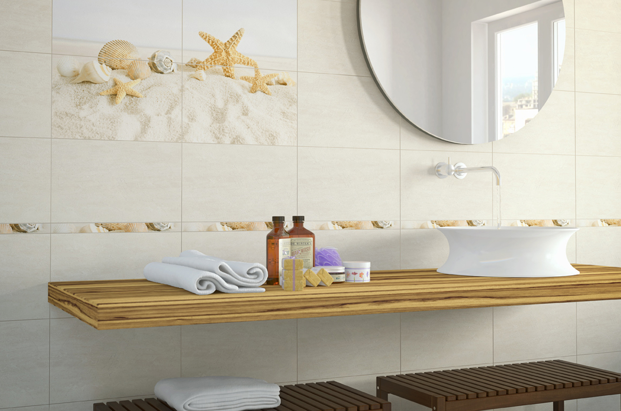 Плитка стінова Summer Stone бежевий 250x400x8 Golden Tile - Зображення f2f38-5970547934bc9.jpg