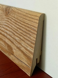 Плінтус МДФ Супер Профіль ПП 1682 Монблан  Натур - Зображення