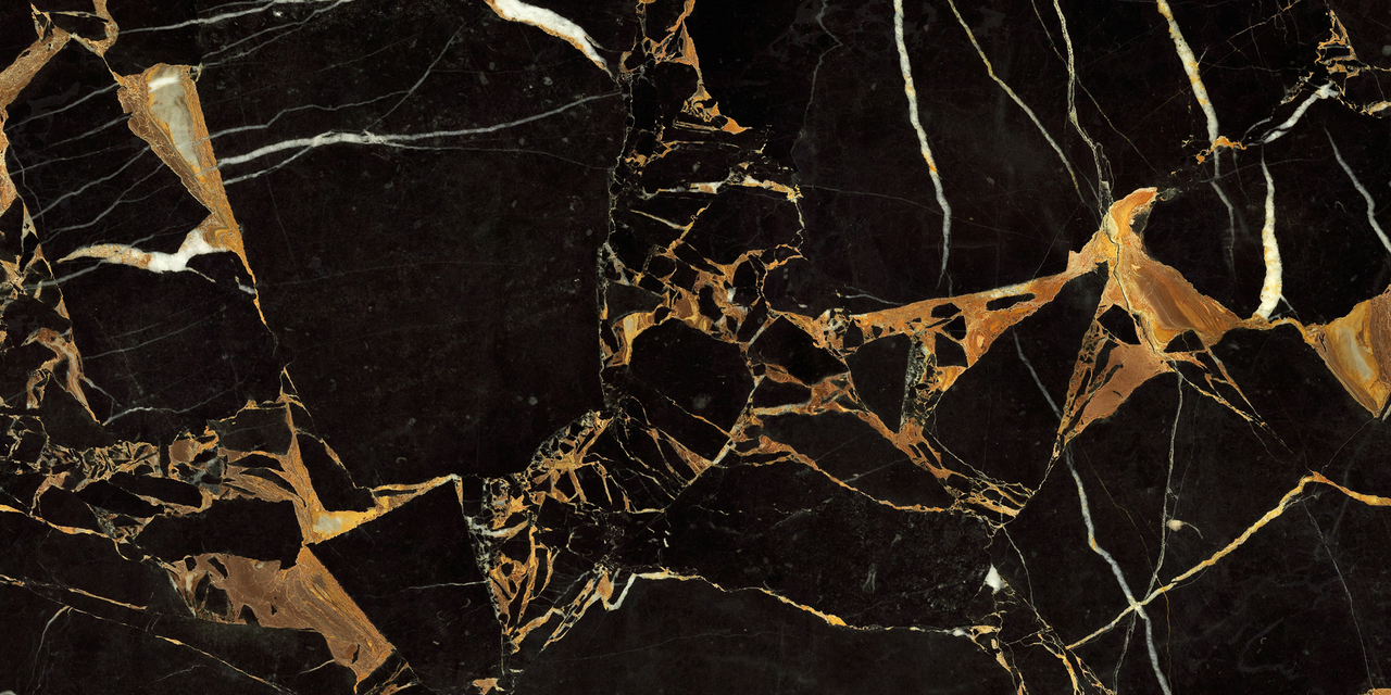 Плитка настенная Saint Laurent чёрный 300x600x9 Golden Tile - Зображення