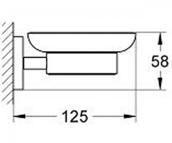 Мильниця з тримачем Essentials (40444001), Grohe - Зображення f36cd-4044-2.jpg
