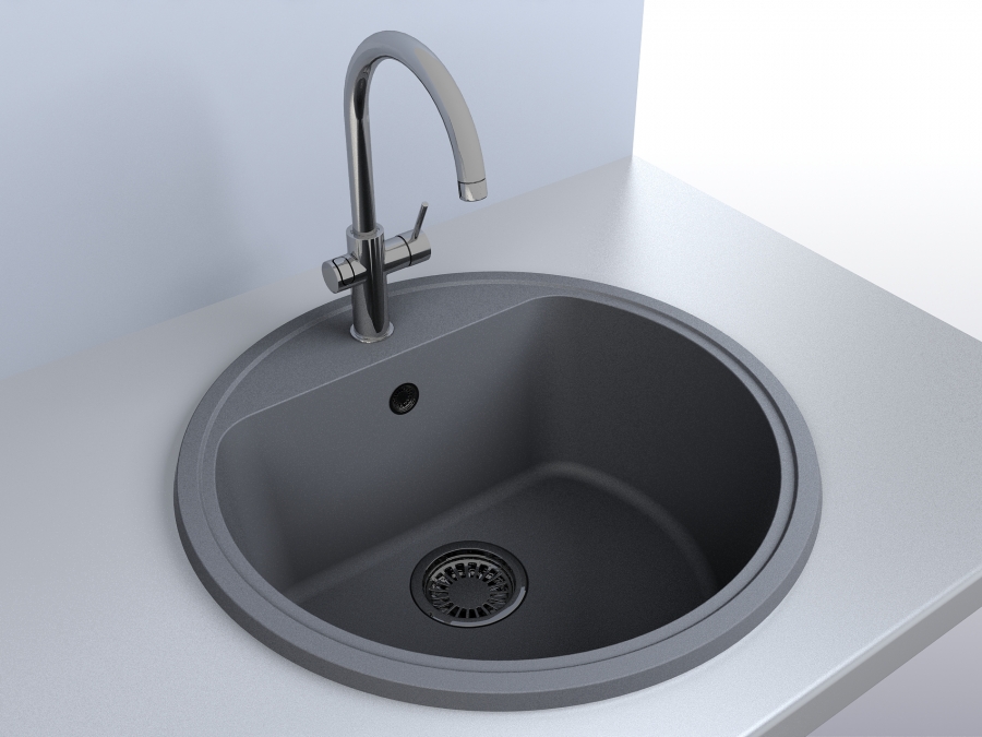 Кухонна мийка MALIBU Grey, MIRAGGIO - Зображення gr-1.jpg