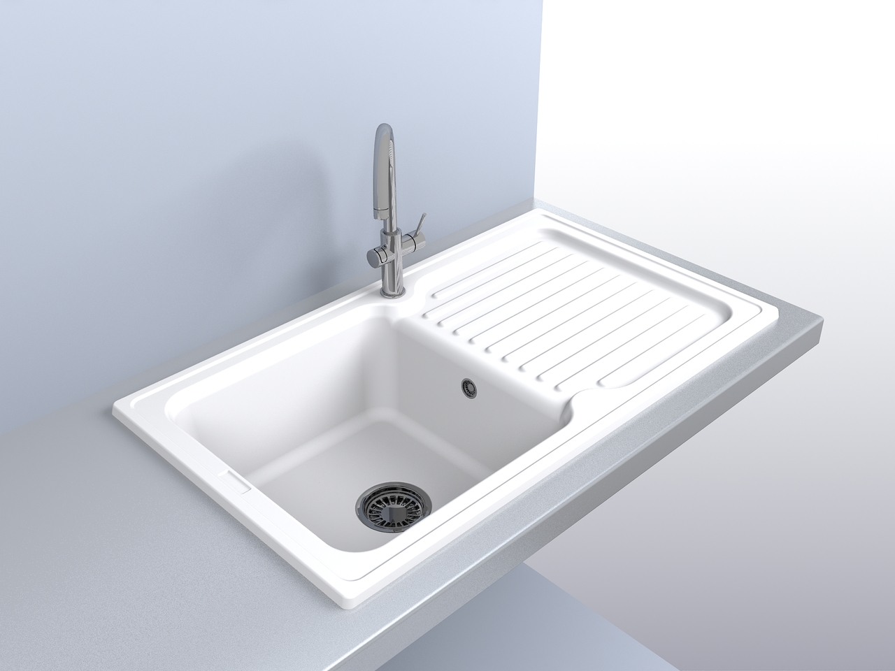 Кухонна мийка ORLEAN White, MIRAGGIO - Зображення orlean_w-1.jpg