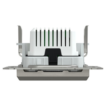 Подвійний зарядний пристрій USB, Asfora, тип A+C, 21 Вт, механізм з супортом, бронза - Зображення shnider_EPH2700569_IOP-top_CL.jpg