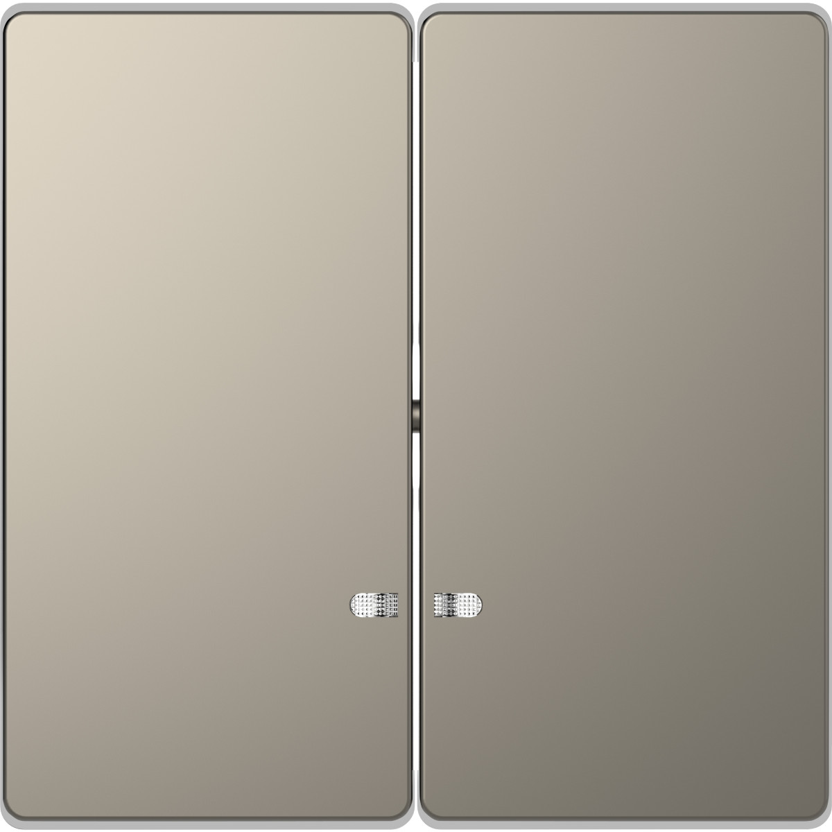 D-Life КЛАВІША 2-на для LED НІКЕЛЬ - Зображення