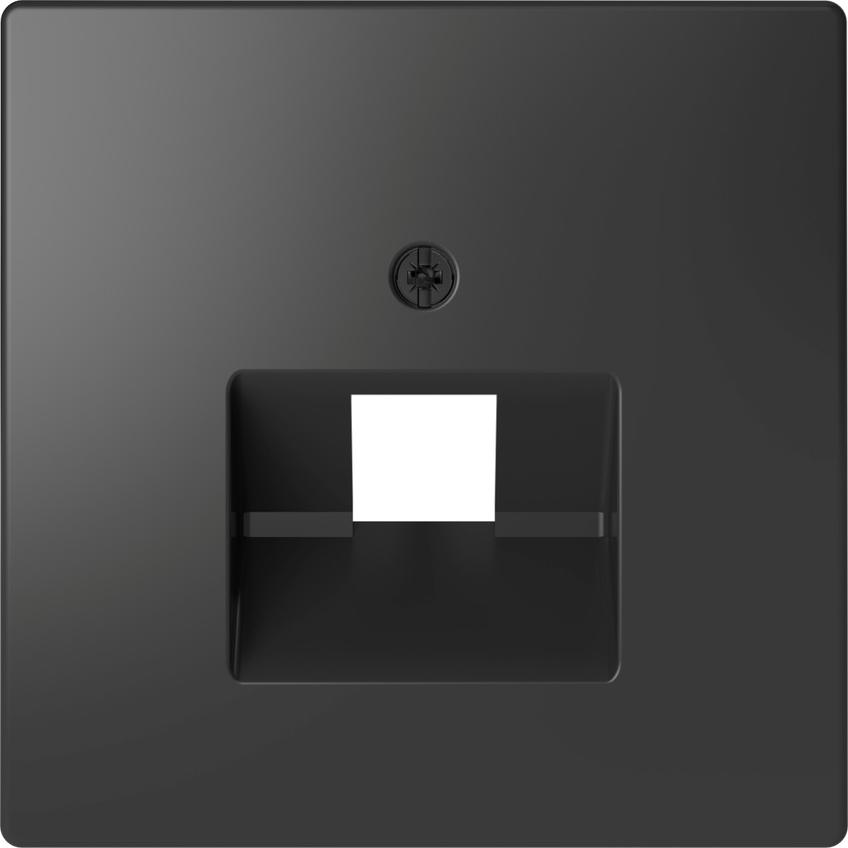 D-Life ЦЕНТРАЛЬНА НАКЛАДКА RJ45 АНТРАЦИТ - Зображення