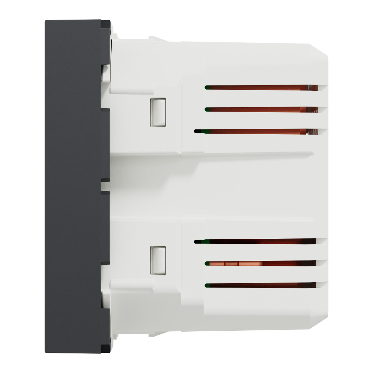 Розетка USB подв. 2.1А 2 модуля антр - Зображення shnider_NU341854_IOP-R_CL.jpg