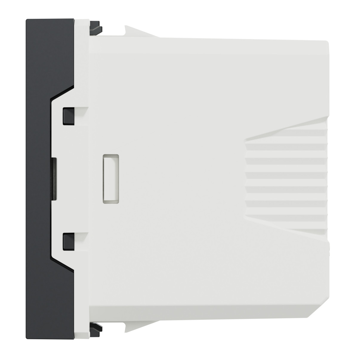 USB-коннектор 1 модуль антрацит - Зображення shnider_NU342954_IOP-R_WD.jpg