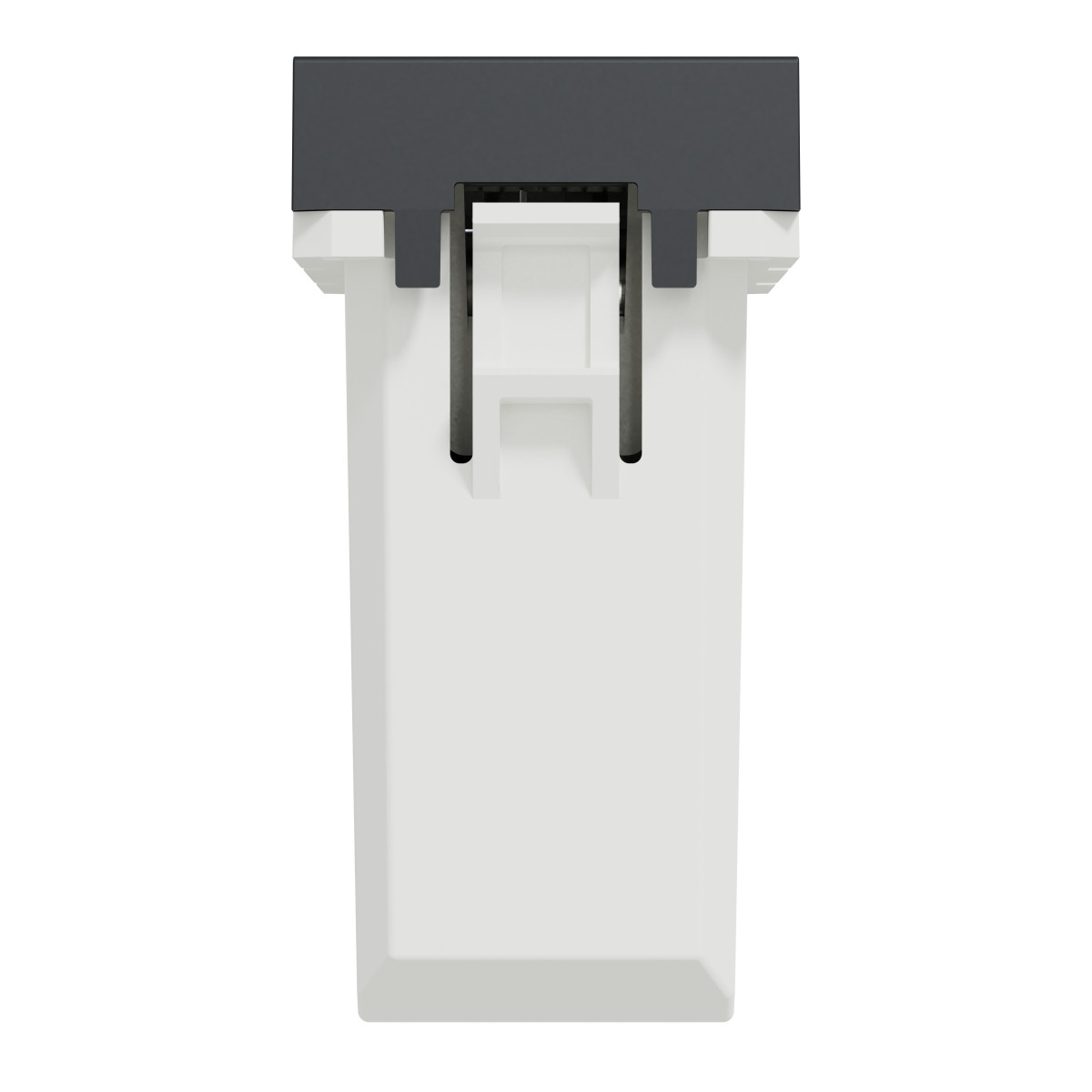 USB-коннектор 1 модуль антрацит - Зображення shnider_NU342954_IOP-bot_WD.jpg