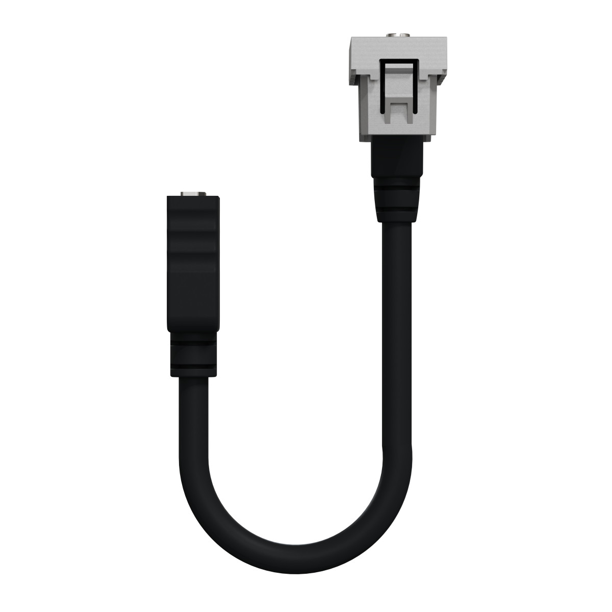 Розетка HDMI, 1 модуль алюміній - Зображення shnider_NU343030_IOP-bottom_WD19.jpg