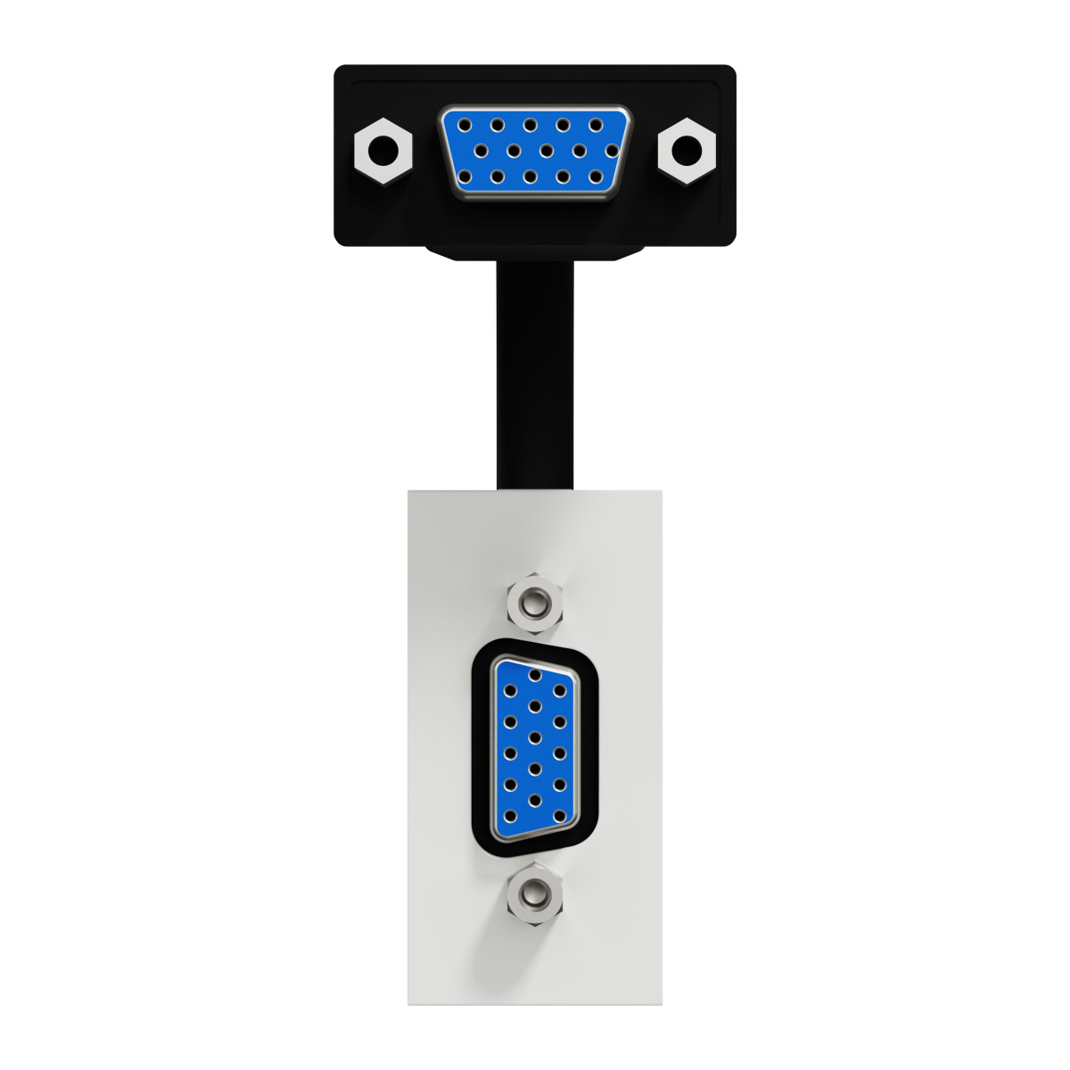 Розетка HD15 female (VGA) 1 модуль білий - Зображення shnider_NU343218_IOP-front_WD19.jpg