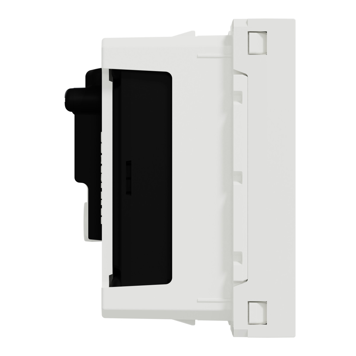 Розетка R-TV SAT одинарна, 2 модулі білий - Зображення shnider_NU345418_IOP-left_WD19.jpg