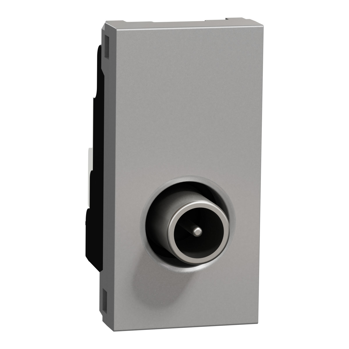 Розетка TV одинарна, 1 модуль алюміній - Зображення shnider_NU346130_IOP-default_WD19.jpg