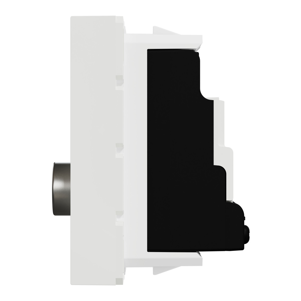 Розетка TV одинарна, 2 модулі білий - Зображення shnider_NU346218_IOP-R_CL.jpg