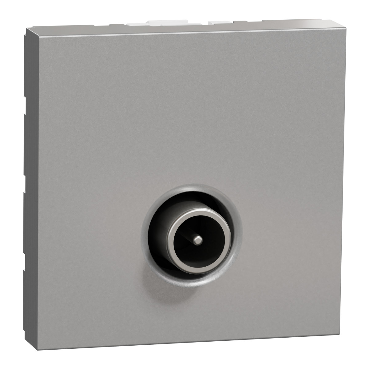 Розетка TV одинарна, 2 модулі алюміній - Зображення shnider_NU346230_IOP-def_WD.jpg