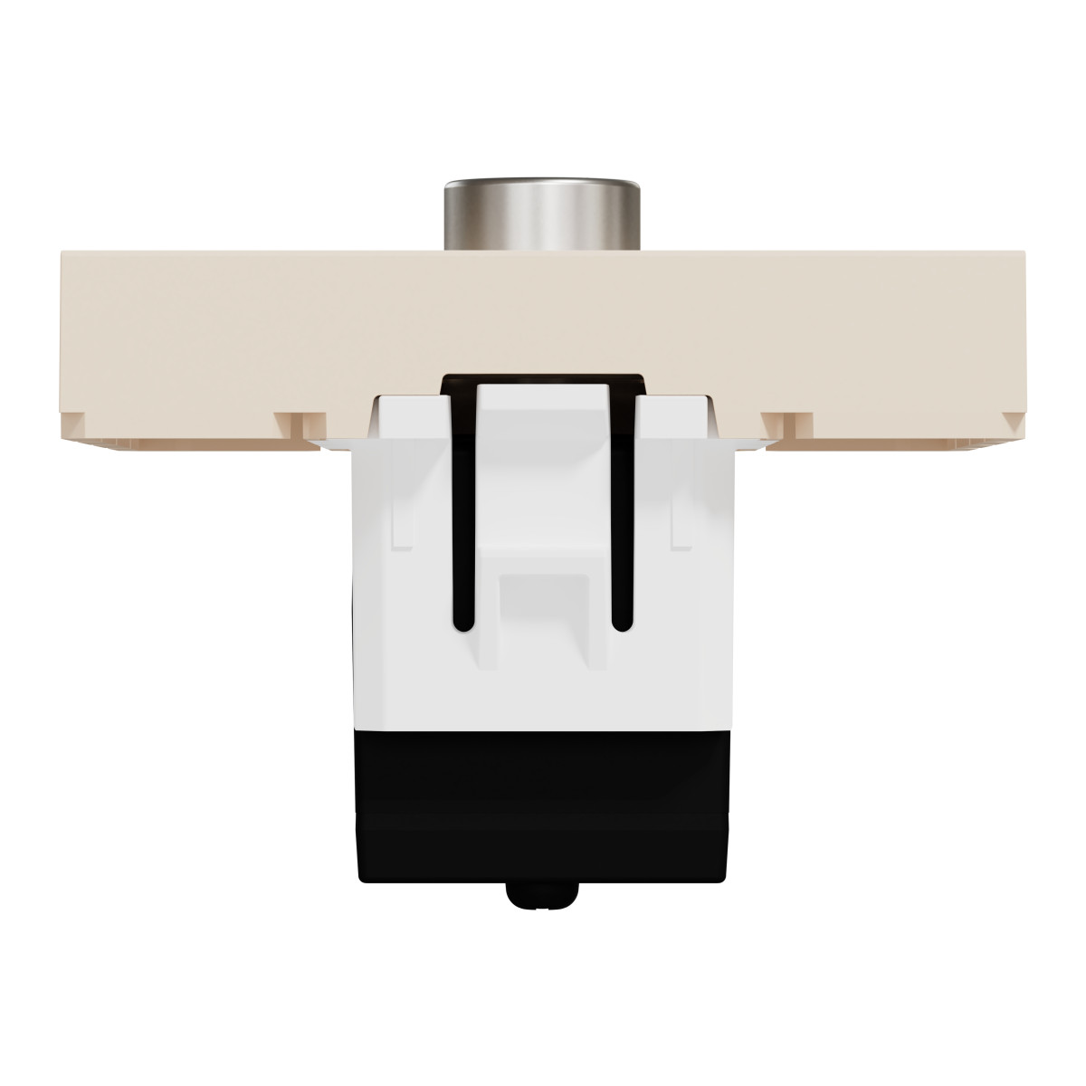 TV-розетка на один вихід, 2 модулі, бежева Unica New Studio - Зображення shnider_NU346244_IOP-bot_CL.jpg