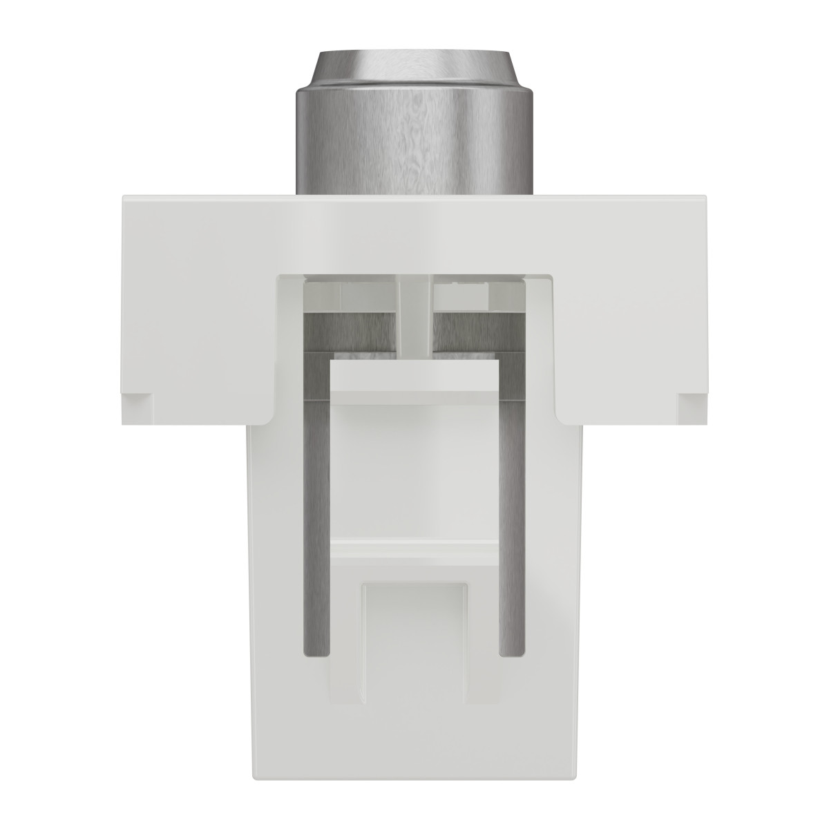 Розетка Coaxial F-type, 1 модуль біл - Зображення shnider_NU346818_IOP-bottom_WD19.jpg