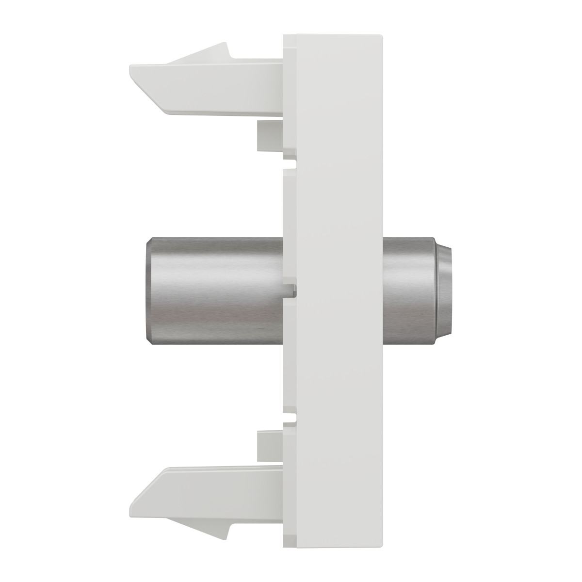 Розетка Coaxial F-type, 1 модуль біл - Зображення shnider_NU346818_IOP-left_WD19.jpg