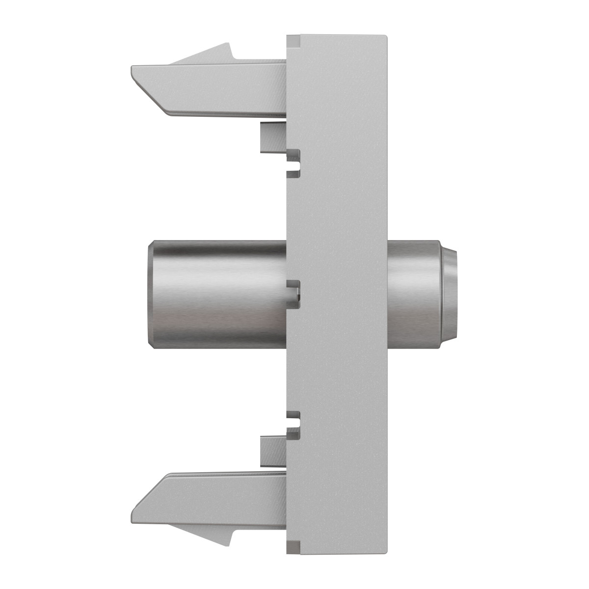 Розетка Coaxial F-type, 1 модуль алюм - Зображення shnider_NU346830_IOP-left_WD19.jpg