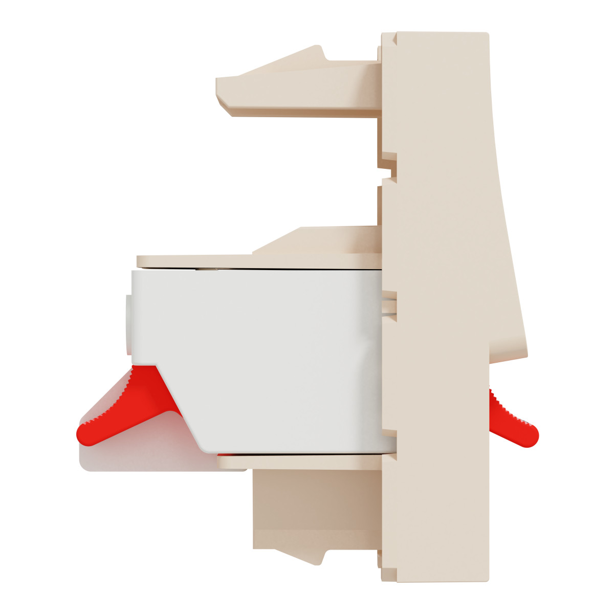 Аудіорозетка, 1 модуль, бежевий Unica New Studio - Зображення shnider_NU348744_IOP-L_CL.jpg