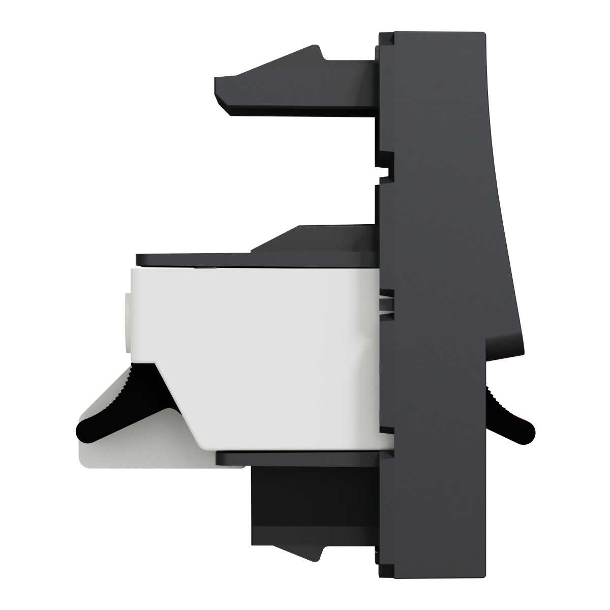 Аудіорозетка 1 модуль антрацит - Зображення shnider_NU348754_IOP-L_WD.jpg