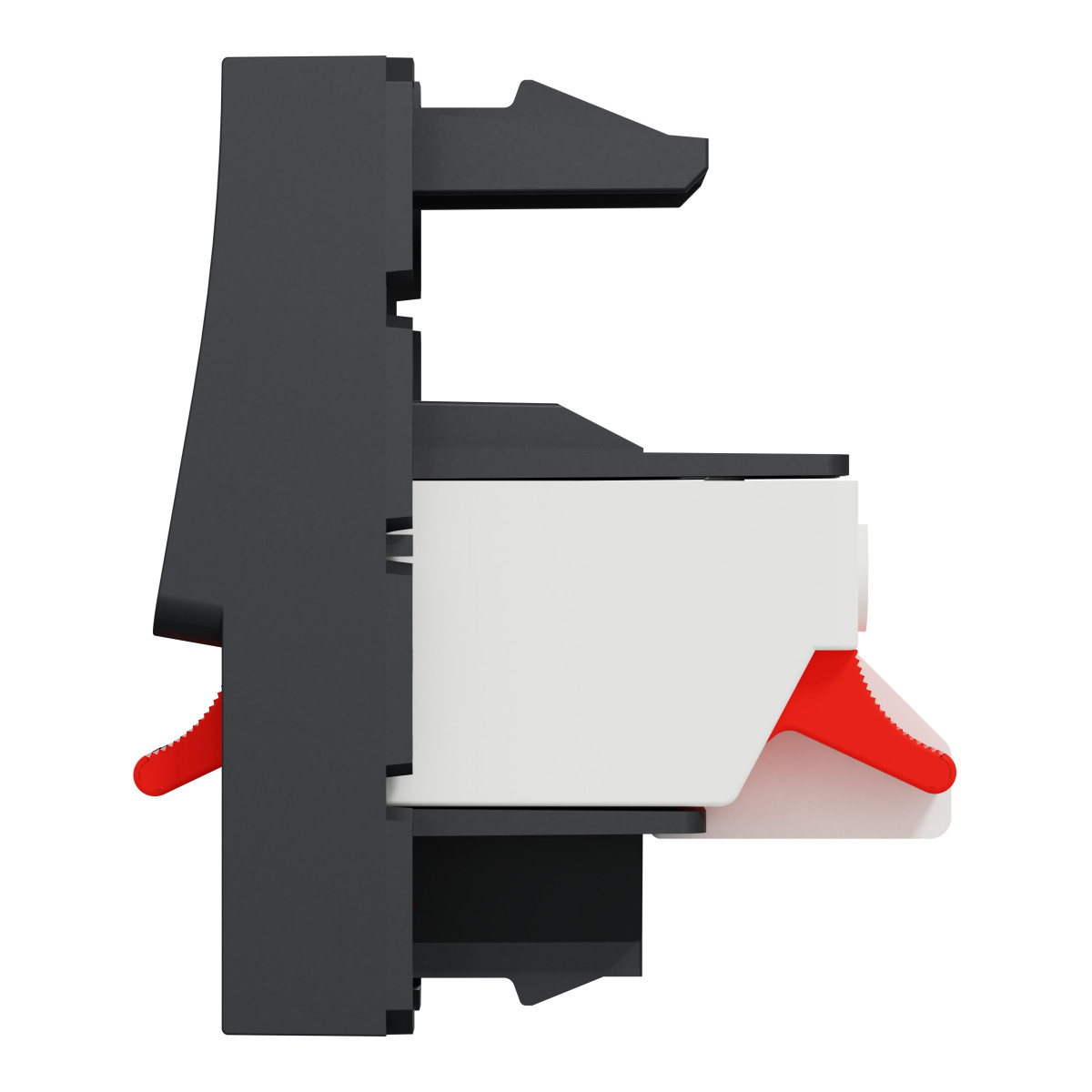 Аудіорозетка 1 модуль антрацит - Зображення shnider_NU348754_IOP-R_WD.jpg