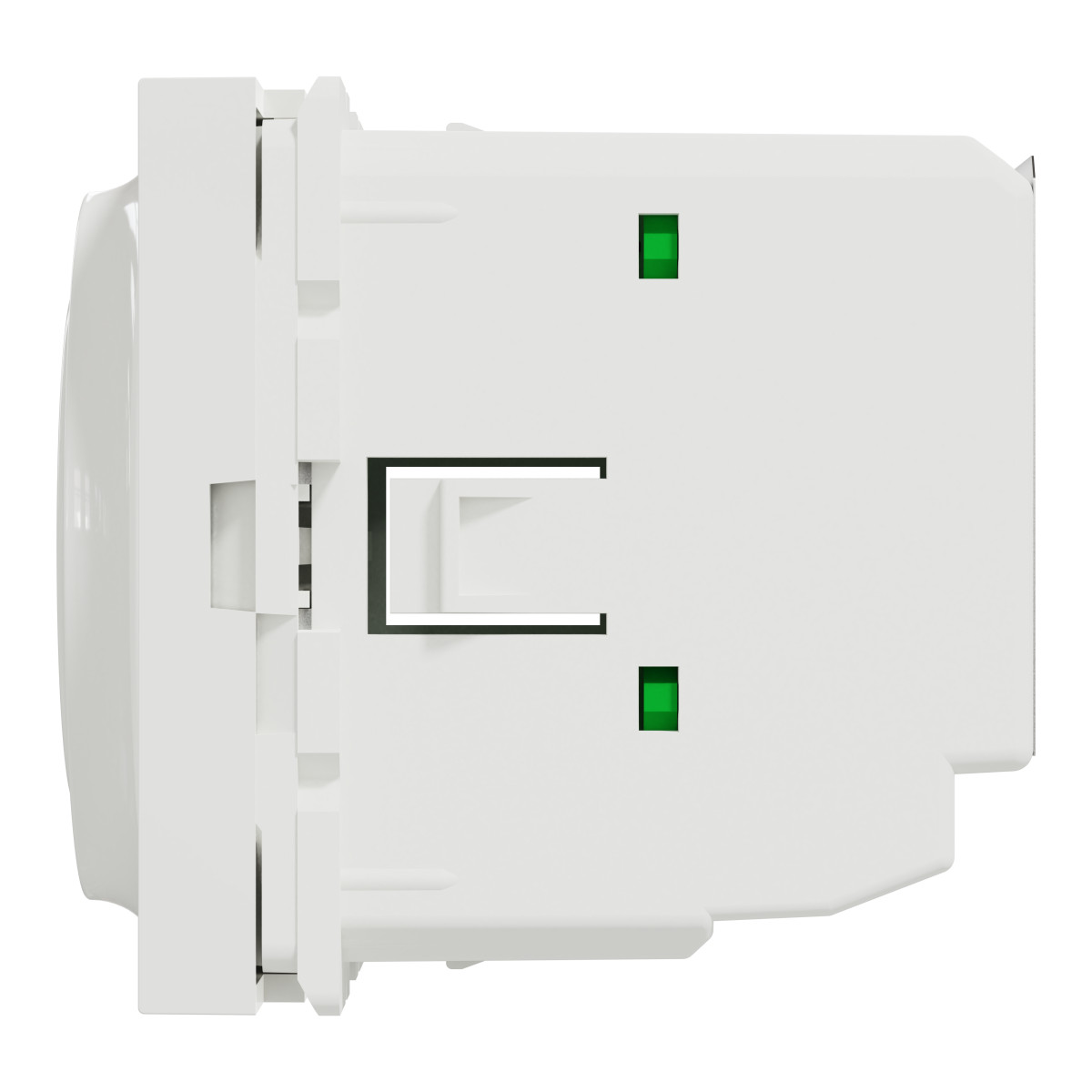 Термостат кімнатний, вбудованний датчик 8А білий - Зображення shnider_NU350118_IOP-R_CL.jpg