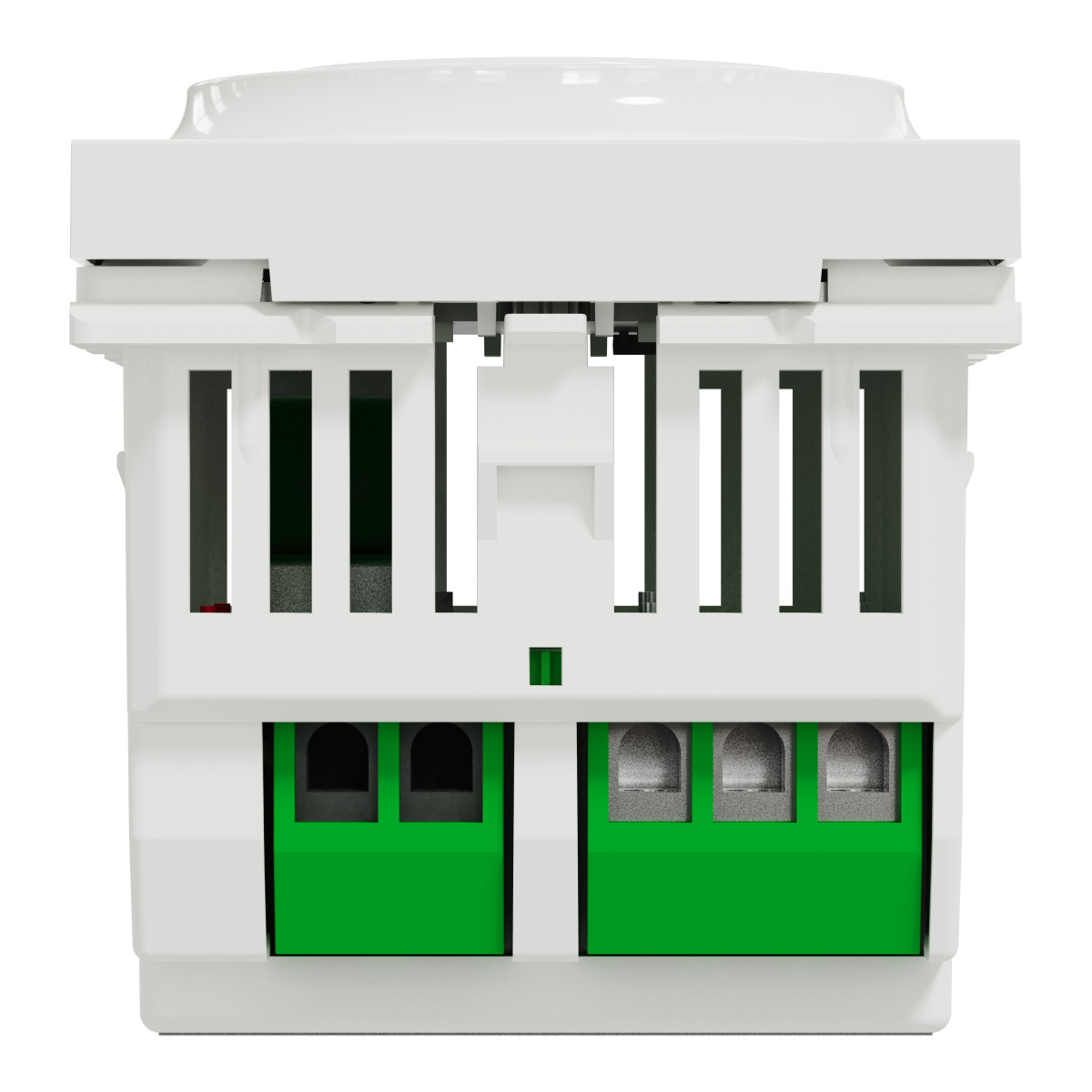 Термостат кімнатний, вбудованний датчик 8А білий - Зображення shnider_NU350118_IOP-bot_CL.jpg