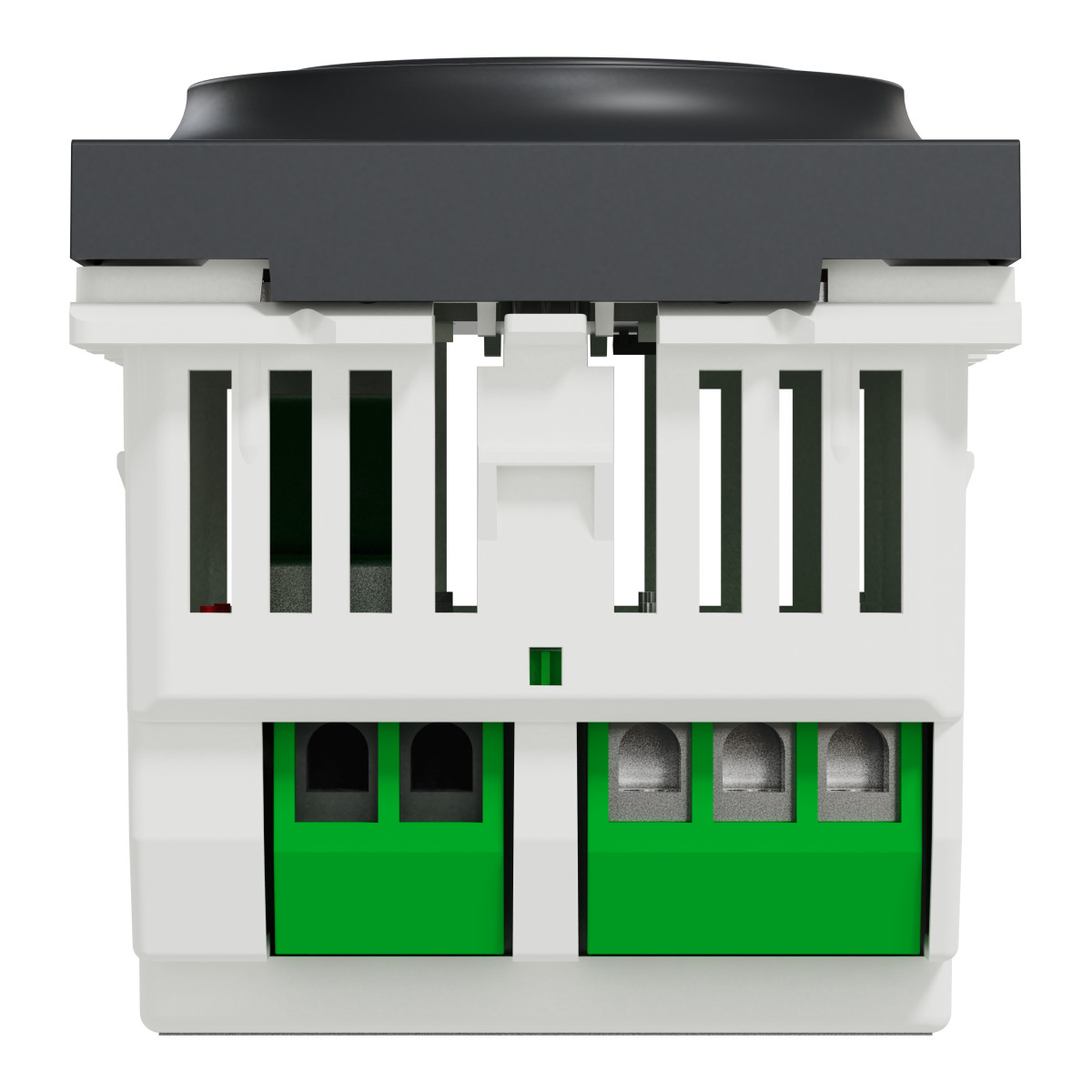 Термостат кімнатний, вбудованний датчик 8А антрацит - Зображення shnider_NU350154_IOP-bot_CL.jpg