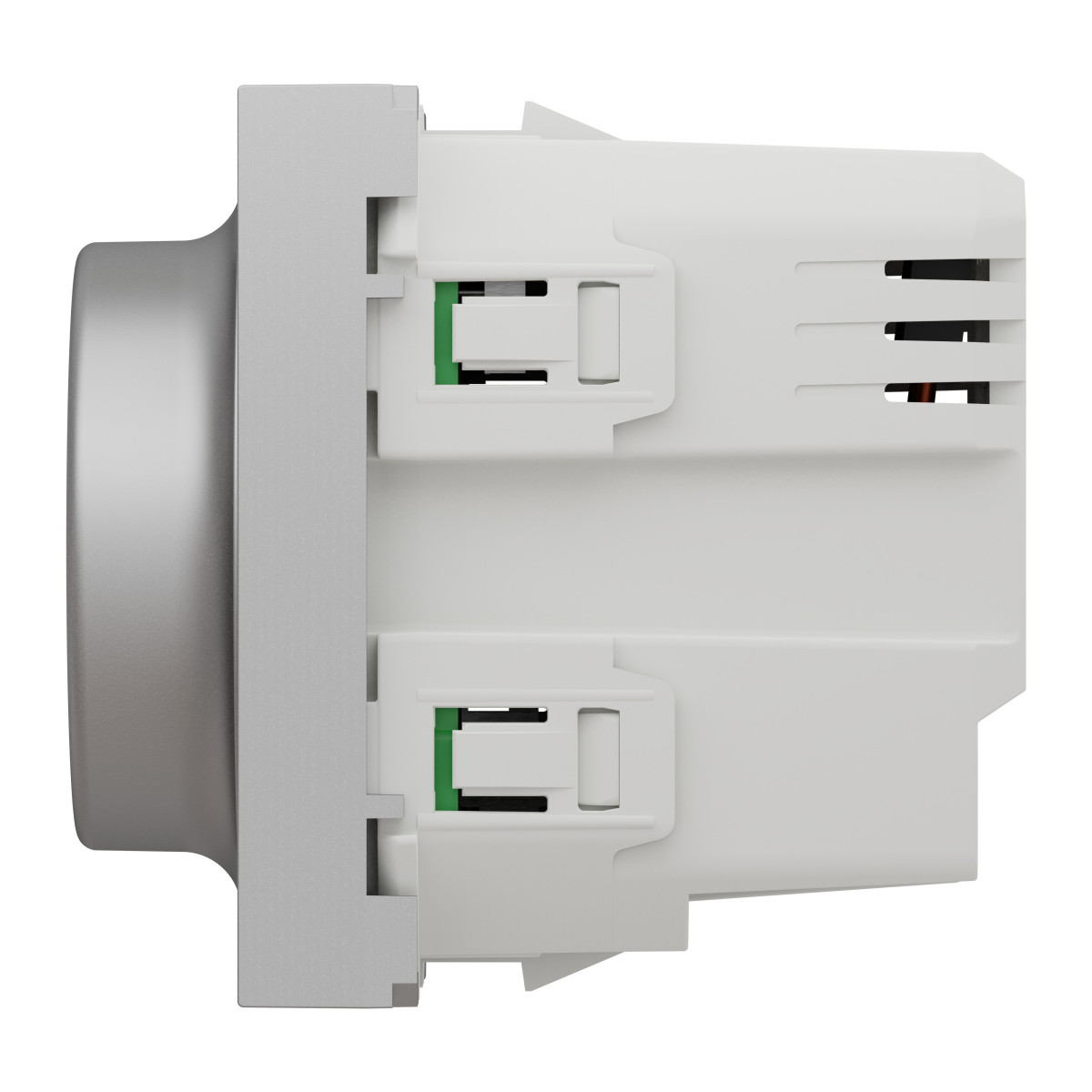 Універсальний повор. димер для LED ламп алюміній - Зображення shnider_NU351430_IOP-right_WD19.jpg