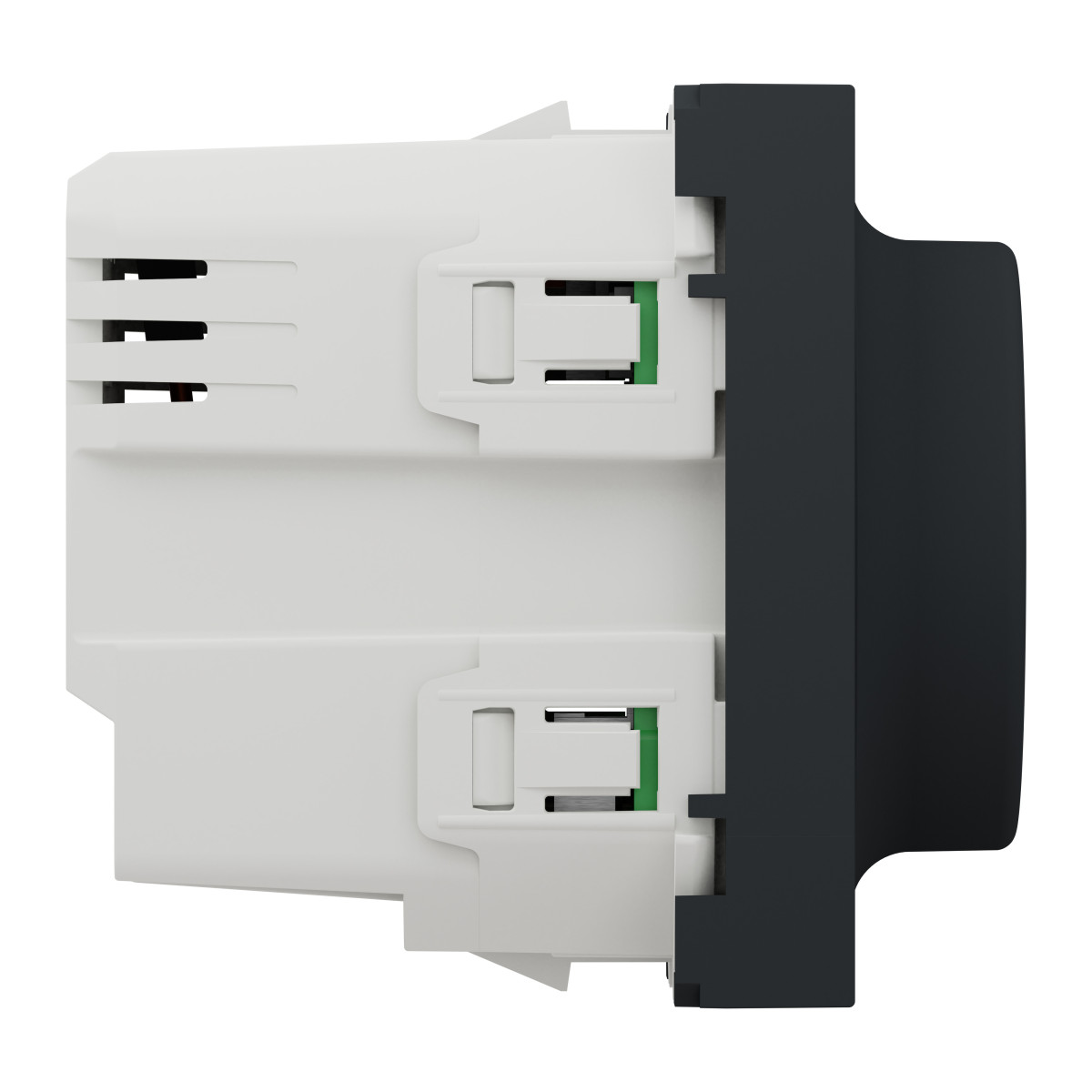 Універсальний повор. димер для LED ламп антрацит - Зображення shnider_NU351454_IOP-left_WD19.jpg