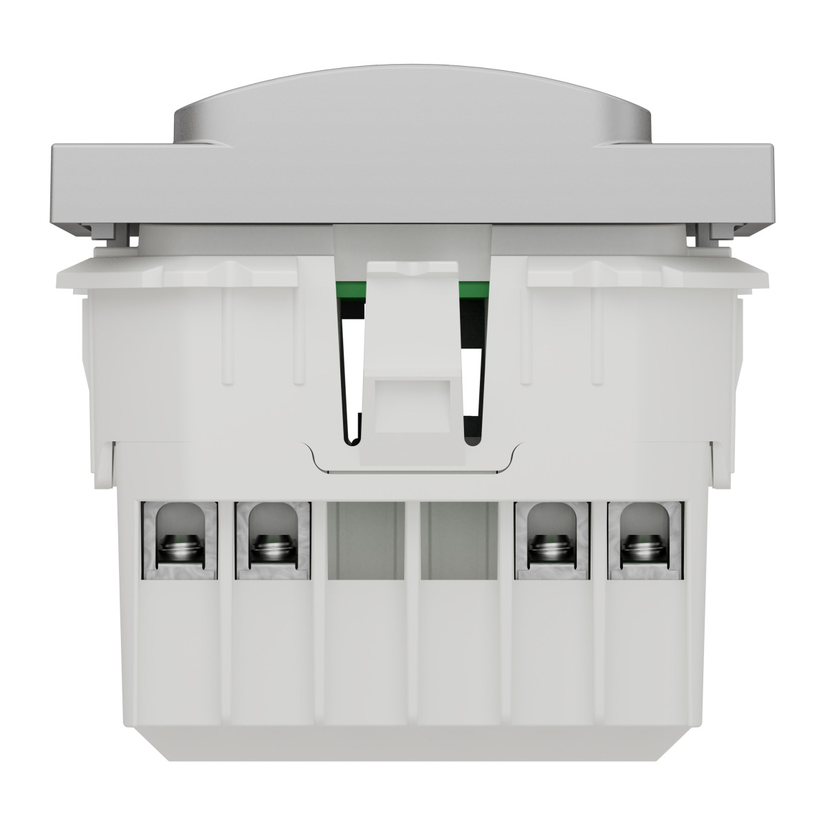 Датчик руху з вимикачем 10 A алюміній - Зображення shnider_NU352530_IOP-bottom_WD19.jpg