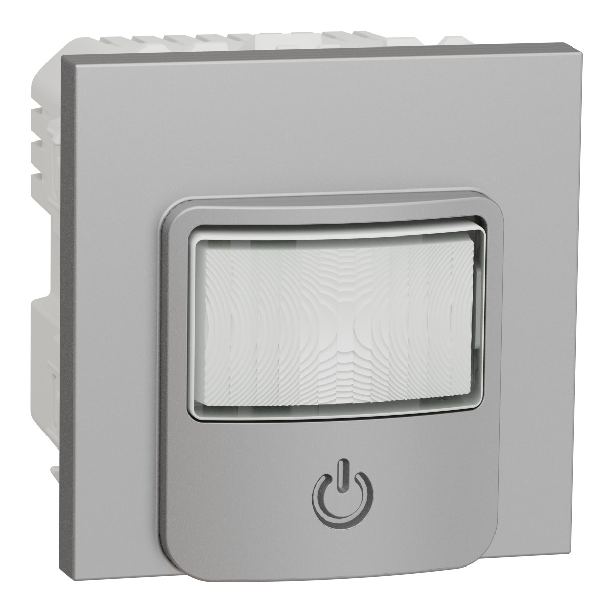 Датчик руху з вимикачем 10 A алюміній - Зображення