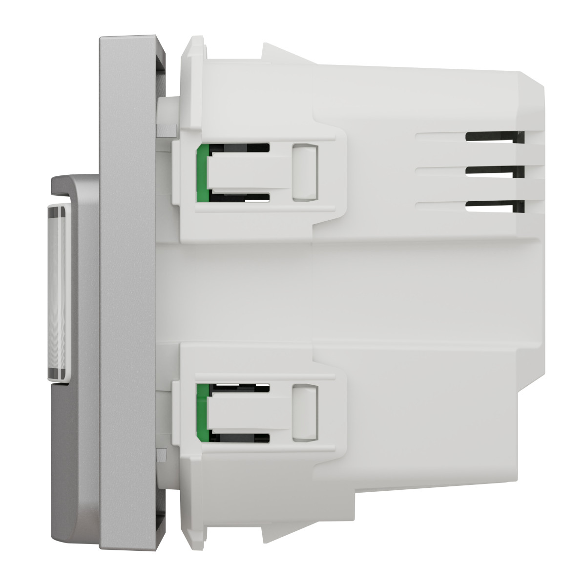 Датчик руху з вимикачем 10 A алюміній - Зображення shnider_NU352530_IOP-right_WD19.jpg