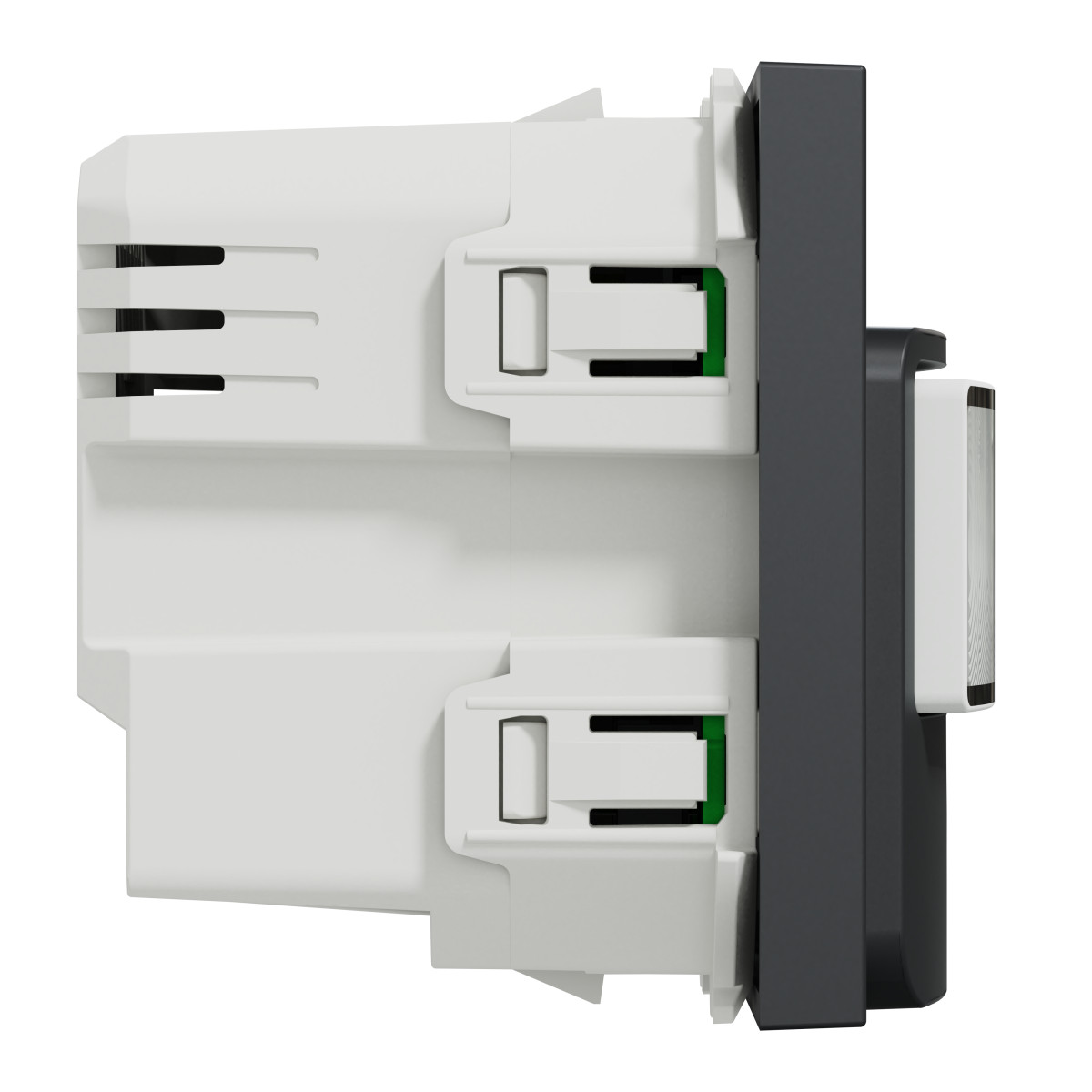 Датчик руху з вимикачем 10 A антрацит - Зображення shnider_NU352554_IOP-left_WD19.jpg