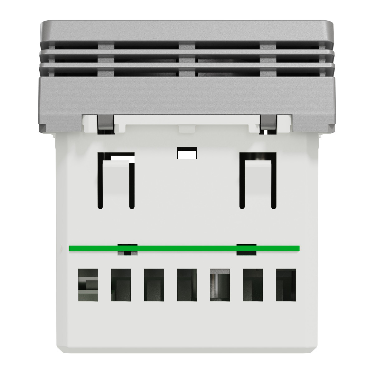 Дзвоник електронний 2 модулі алюміній - Зображення shnider_NU378630_IOP-bottom_WD19.jpg