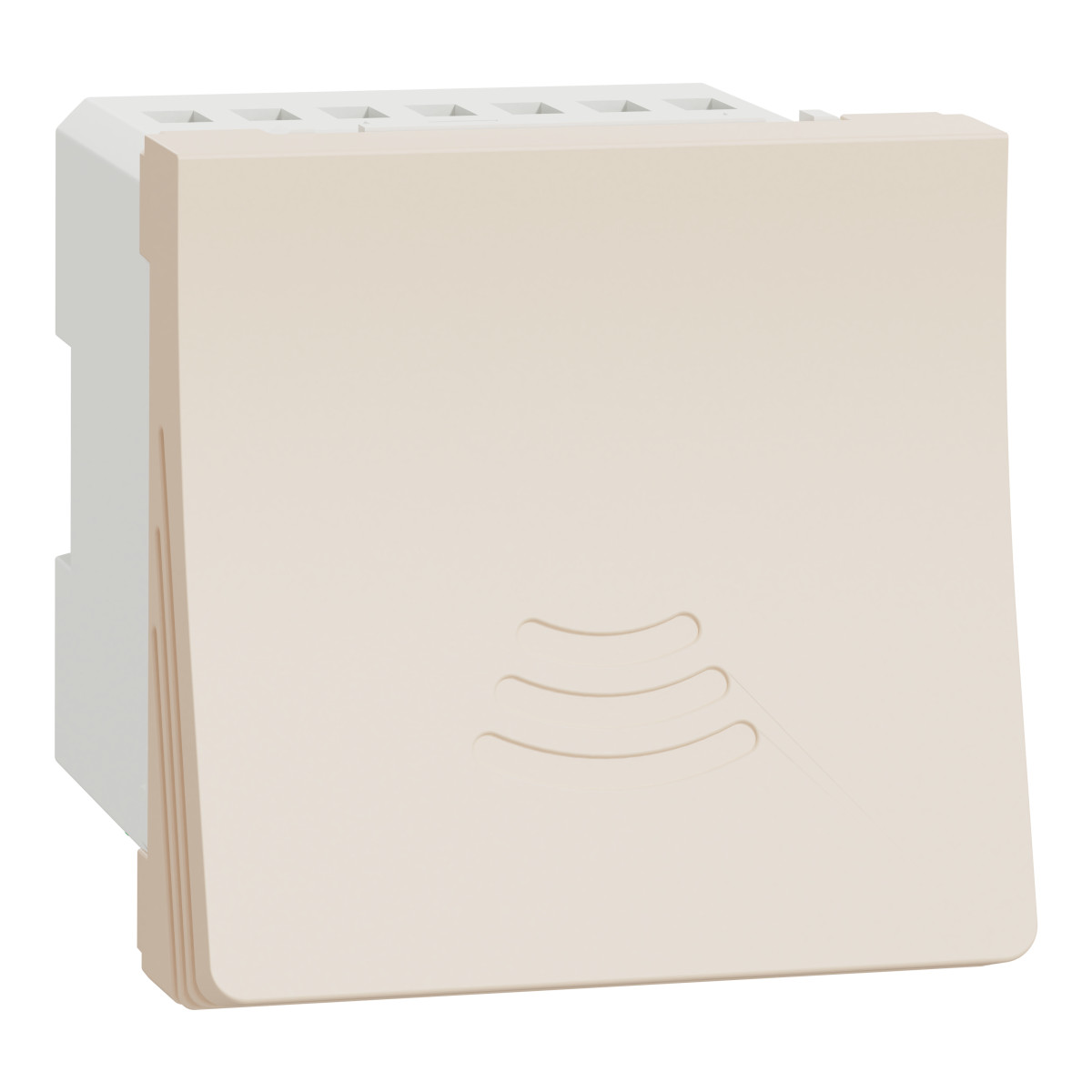 Дзвоник електронний, 2 модулі, бежевий Unica New Studio - Зображення