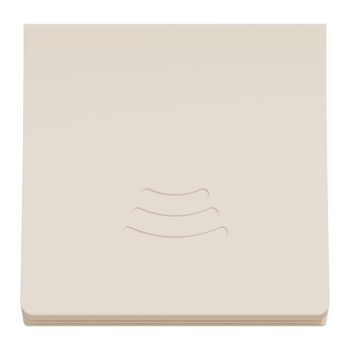 Дзвоник електронний, 2 модулі, бежевий Unica New Studio - Зображення shnider_NU378644_IOP-front_CL.jpg