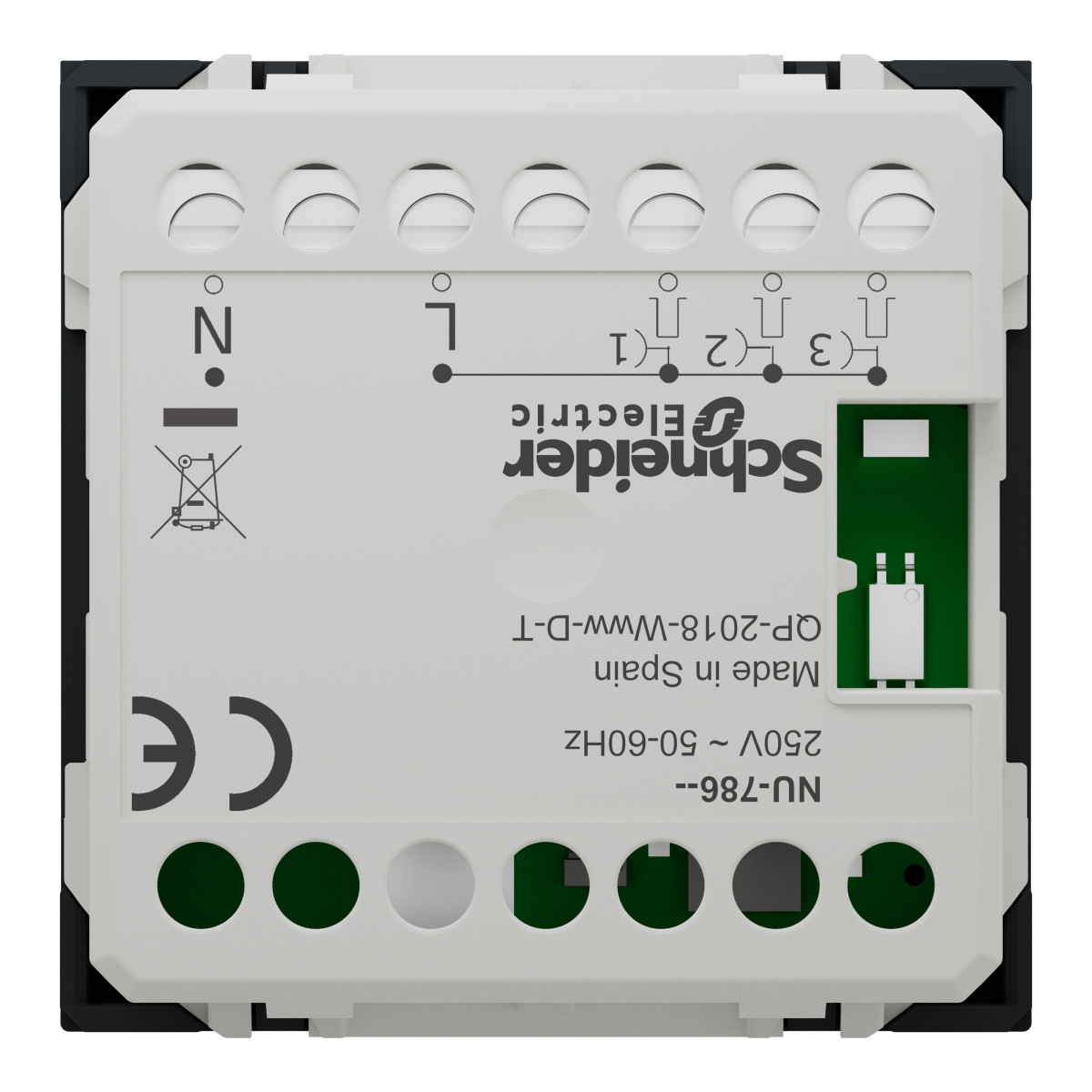 Дзвоник електронний 2 модулі антрацит - Зображення shnider_NU378654_IOP-back_WD19.jpg